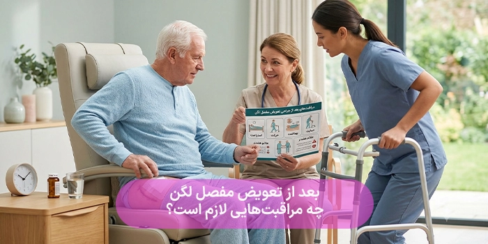 بعد از تعویض مفصل لگن چه مراقبتهایی لازم است؟